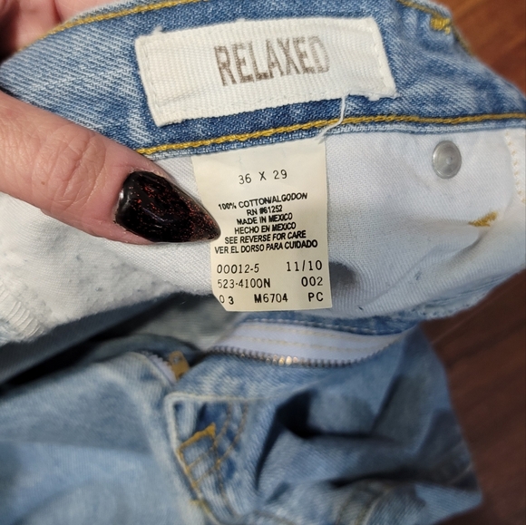 Mens Arizona Jean Conpany Relaxed Fit Jeans Size 35x29 - Picture 5 of 6